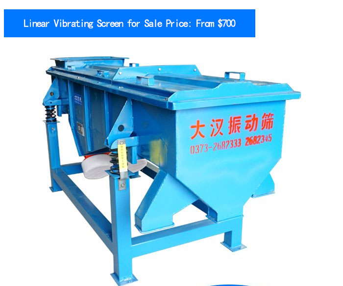 linear vibrating screen for sale